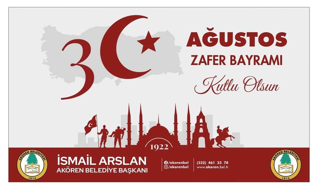 30 AĞUSTOS ZAFER BAYRAMIMIZ KUTLU OLSUN